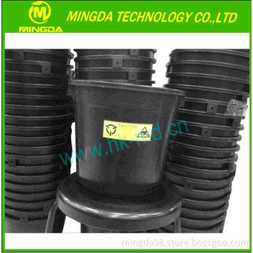 MD-C002Conductive ESD wastebin used in office and household
